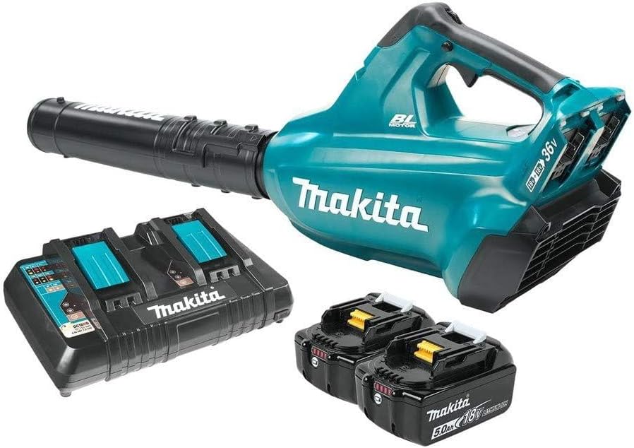 Makita XBU02PT 36V (18V X2) LXT® Brushless Blower Kit, Teal, (5.0Ah) jamiworld.com